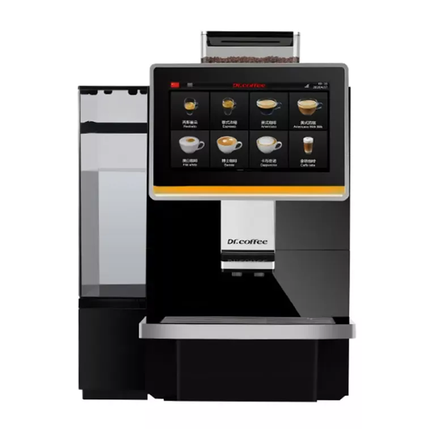 Automatický kávovar Dr.Coffee v modernej kancelárii