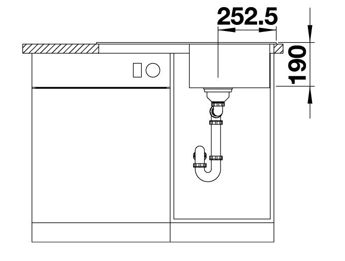 Blanco Legra 45 S sivá vulkán