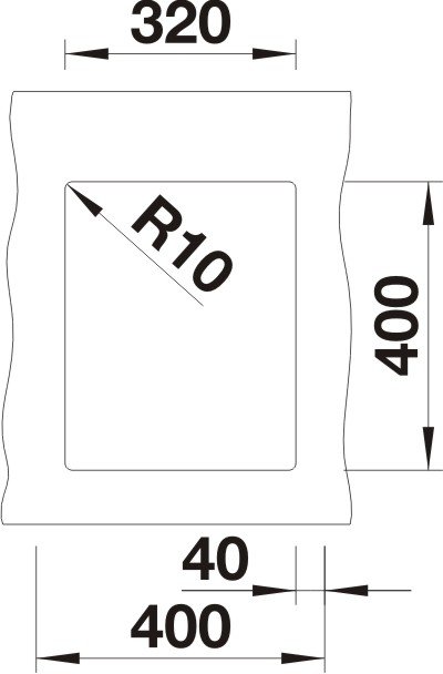 Blanco Subline 320-U sivá vulkán