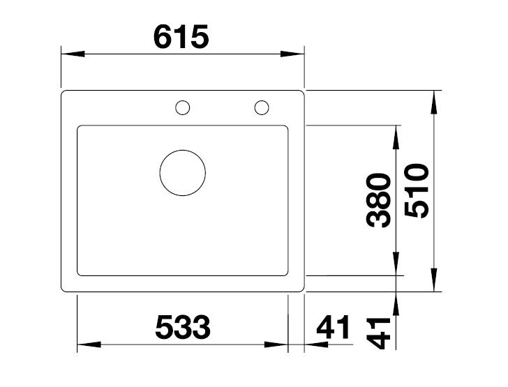 Blanco Palona 6 keramika magnólia lesklá s tiahlom