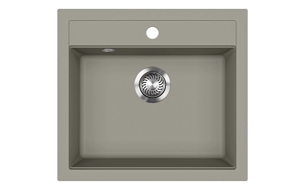 Gránitový drez Evido Quadro 6 platinová