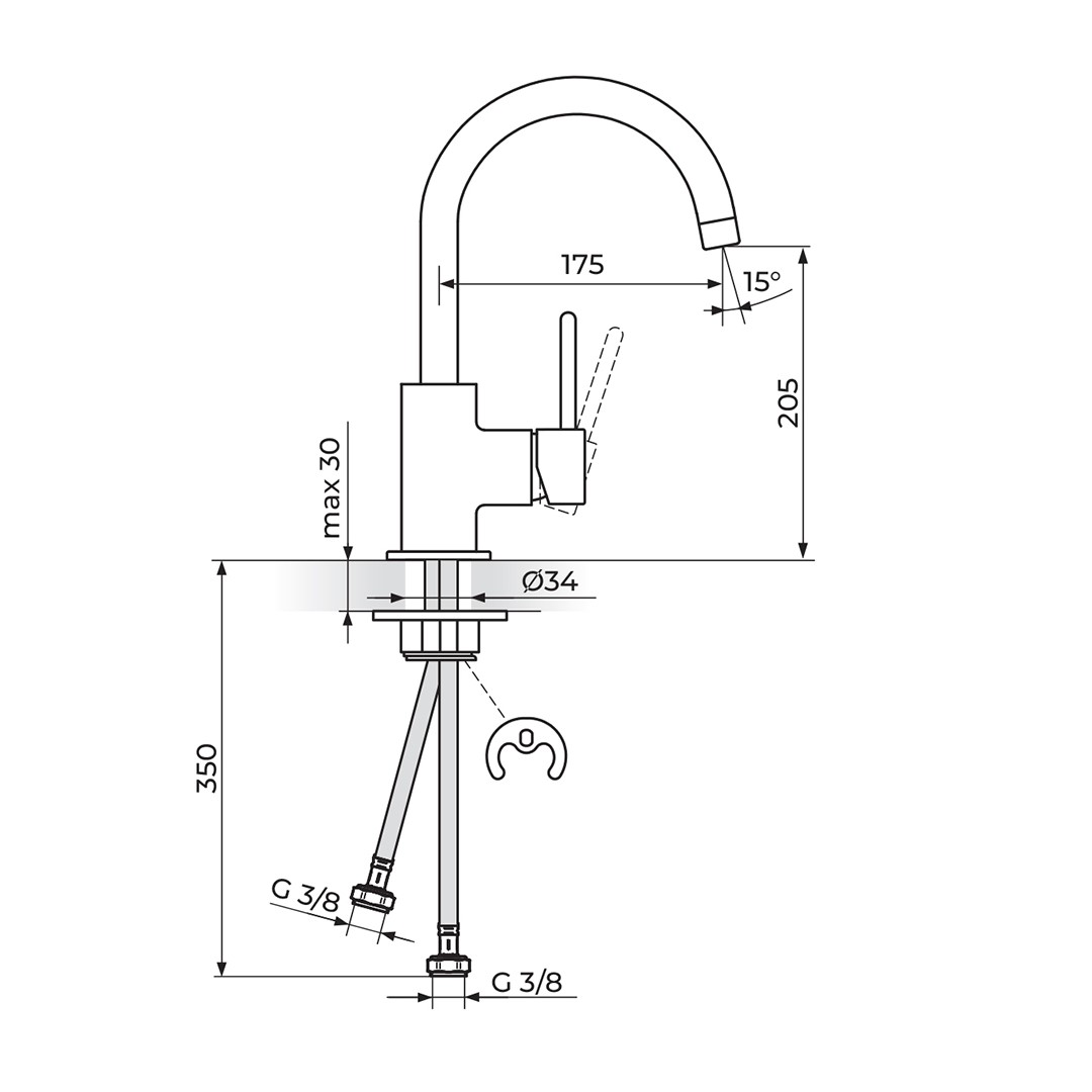 Rosan Zerro JZ38101 chróm