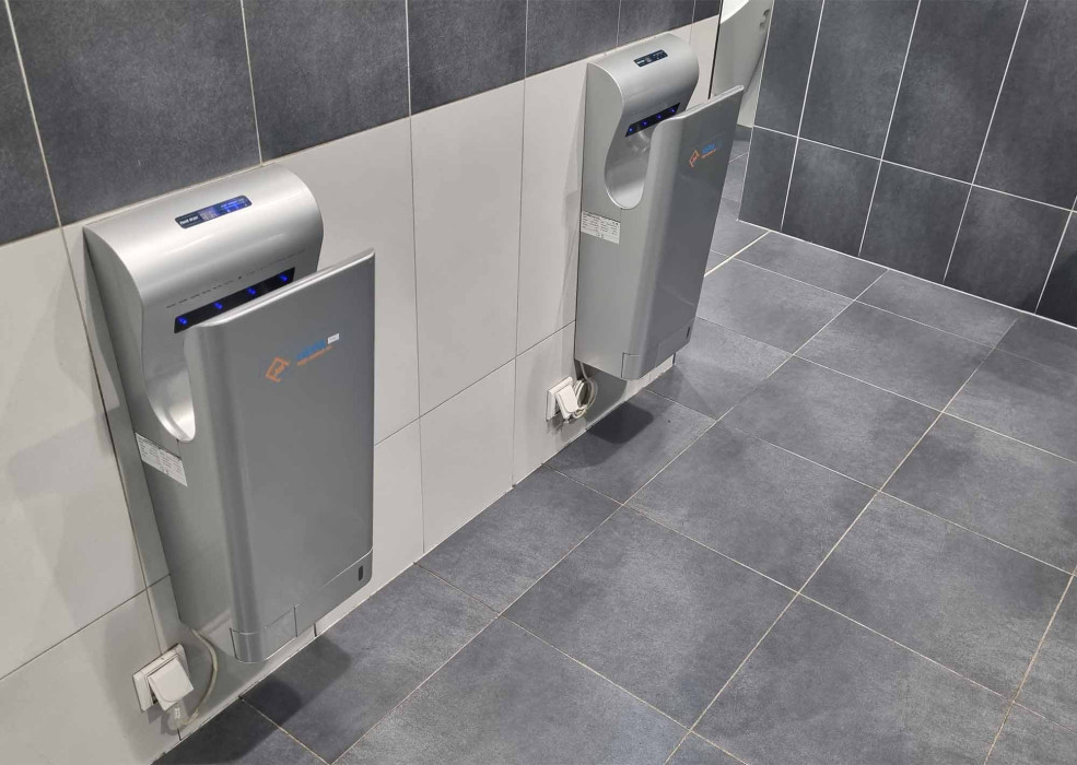 Jet Dryer Style strieborný ABS plas