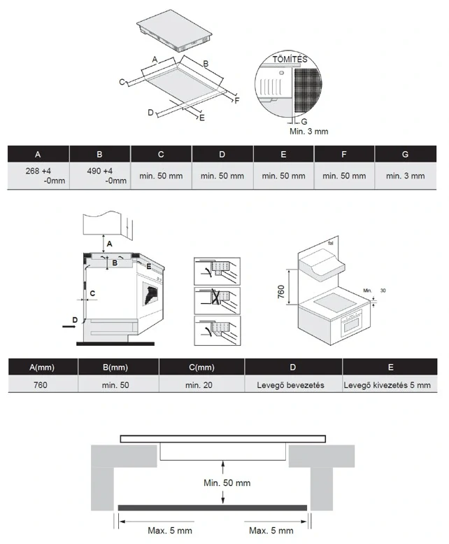 Evido Domino V-32B sklokeramická varná doska 30 cm – čierna