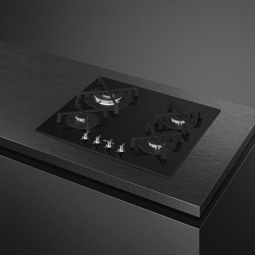 Plynová varná doska Smeg Classic PV332CN čierna