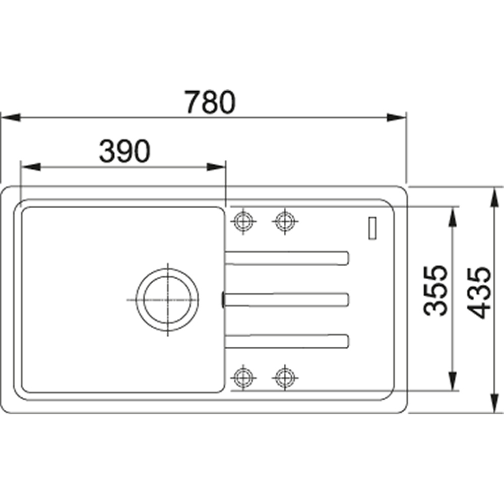 Franke Malta BSG 611-78/39 Fragranit Sahara