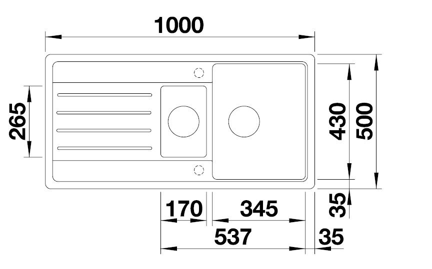 Blanco Legra 6 S biela