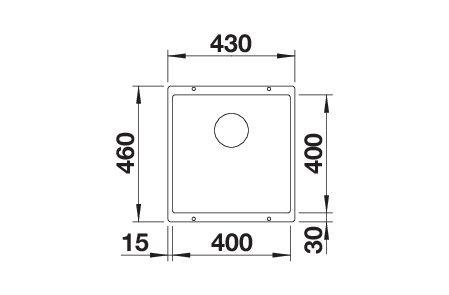 Blanco Rotan 400-U čierna