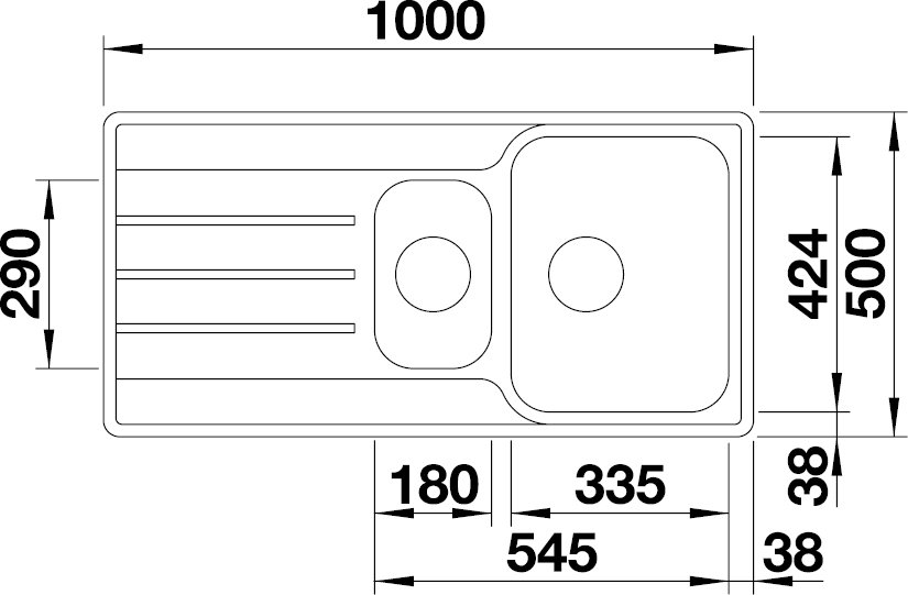 Blanco Lemis 6 S-IF nerez