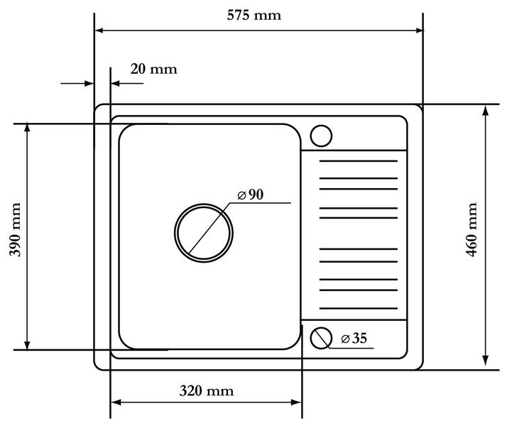 Aquasanita Notus 575.5E béžová