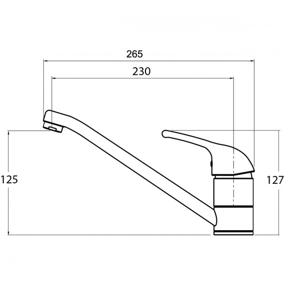 Aquasanita Eco 2561 čierna