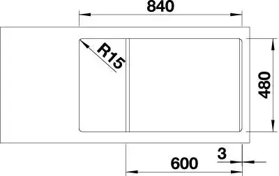 Blanco Legra XL 6 S čierna