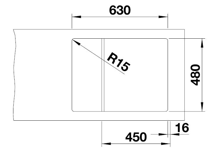 Blanco Elon 45 S káva + odkvapkávacia nerezová mriežka