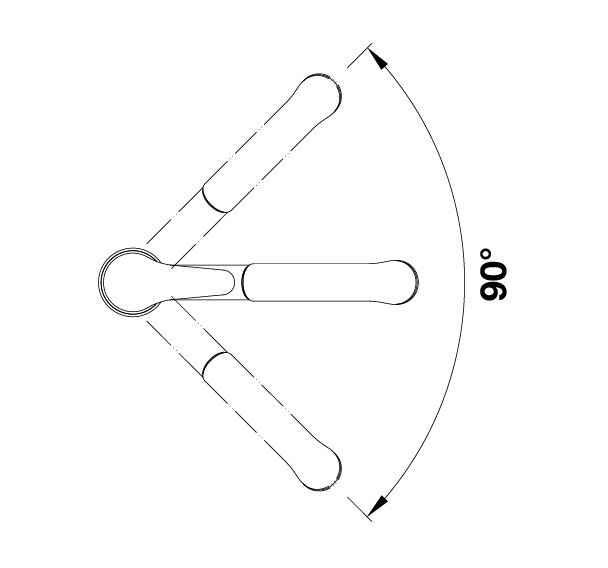 Blanco Daras-S chróm výsuvná sprška