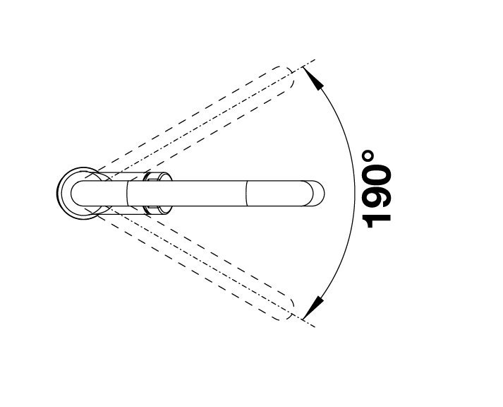 Blanco Jurena - S chróm výsuvná sprška