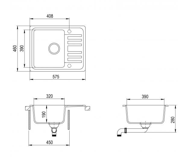 Aquasanita Notus 575.5E béžová