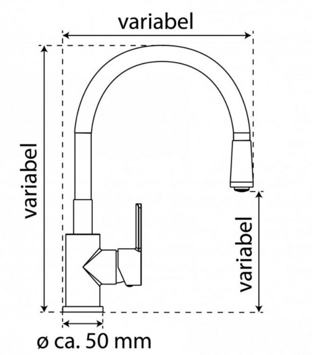 Eisl Flexo čierna / chróm