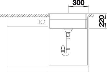 Blanco Etagon 6 sivá skala + Etagon posuvné koľajničky