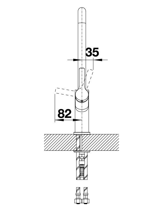 Blanco Jurena - S chróm výsuvná sprška