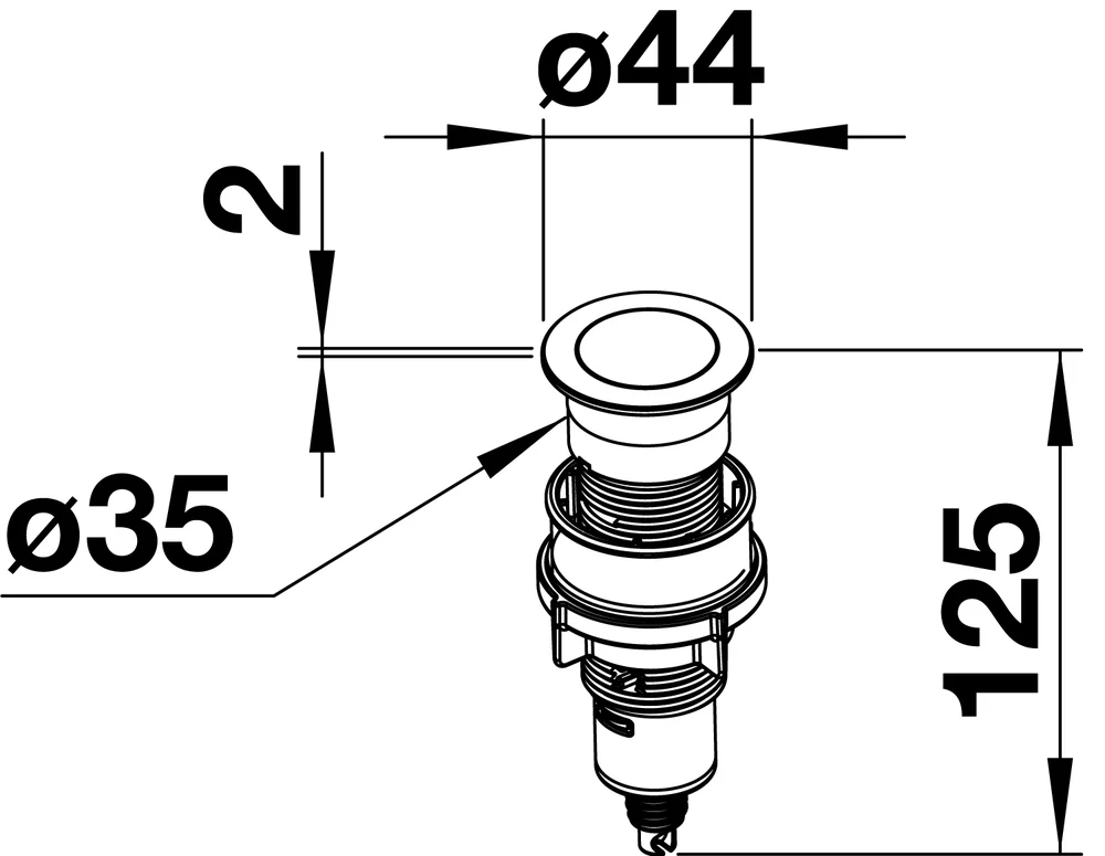Blanco PushControl InFino