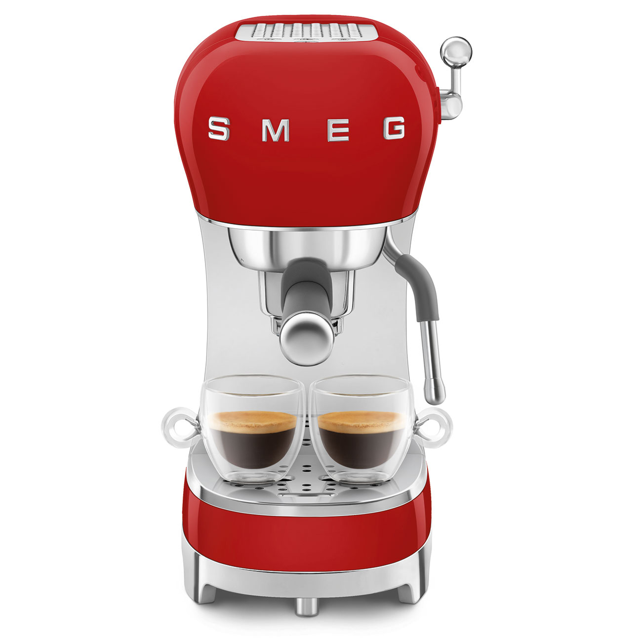 Espresso Kávovar Smeg ECF02RDEU červená