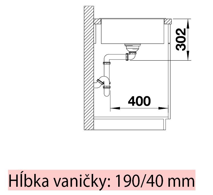 Blanco Axia III XL 6 S sivá skala s excentrom + biela sklenená krájacia doska