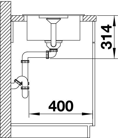 Blanco Favum XL 6 S čierna