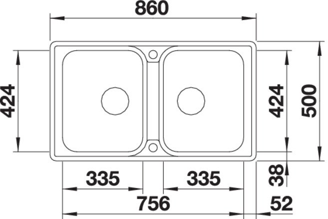 Blanco Classimo 8-IF nerez