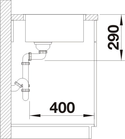 Blanco Andano 400-IF nerez