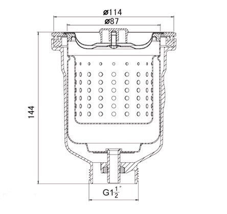 Donner Basket chróm