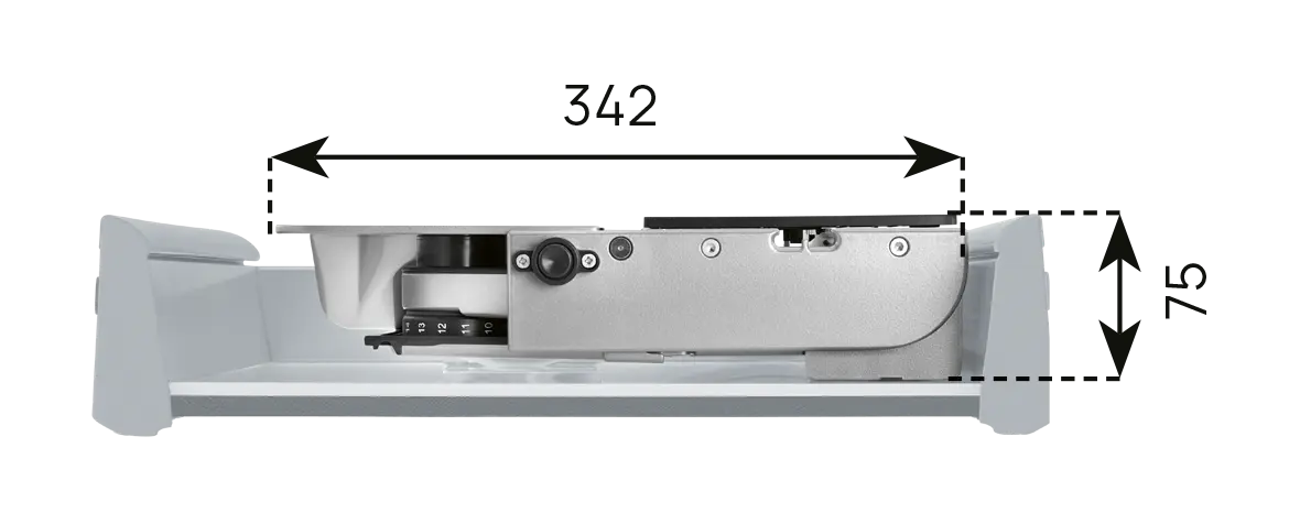 Vstavaný krájač potravín Ritter BFS62SR strieborná