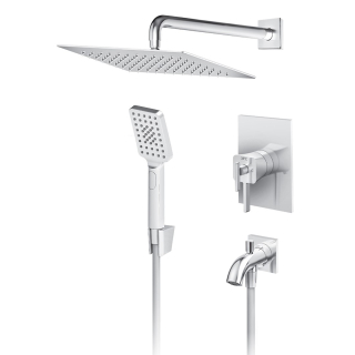 Sprchový set s termostatom pod omietku Rosan S2 Termo 2T31701 chróm