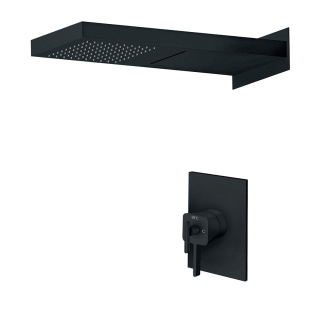 Sprchová súprava s termostatom pod omietku Rosan S2 Termo 2T31201B čierna