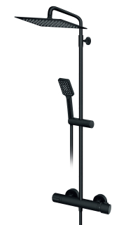 Sprchový set s termostatom Rosan S2 Termo 2T37251B čierna