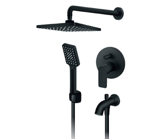 Sprchový set pod omietku Rosan S2 231701B čierna