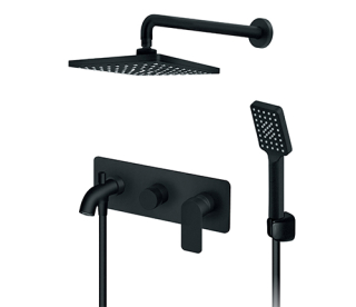 Sprchový set pod omietku Rosan S2 231705B čierna