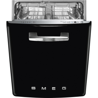 Umývačka riadu vstavaná Smeg Retro STFABBL3 čierna