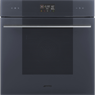 Vstavaná kombinovaná mikrovlnná rúra Smeg Linea Galileo SpeedwaveXL SO6102M2G neptun matná sivá
