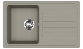 Gránitový drez Evido Home 45S platinová