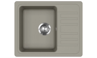 Gránitový drez Evido Home 45S Compact platinová