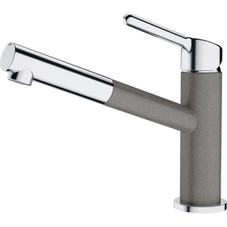 Franke FC 3055 ORBIT S vyťahovacou koncovkou Chrom/Fragranit Šedý kameň