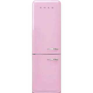 Kombinovaná chladnička s mrazničkou Smeg FAB32LPK5 ružová ľavý pánt
