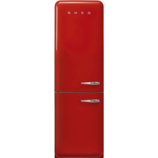Kombinovaná chladnička s mrazničkou Smeg FAB32LRD5 červená ľavý pánt
