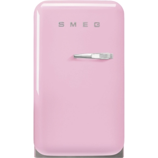 Minibar Smeg FAB5LPK5 ružová ľavý pánt