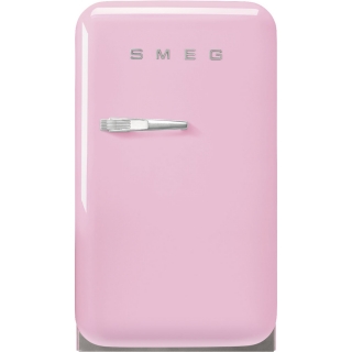 Minibar Smeg FAB5RPK5 ružová pravý pánt