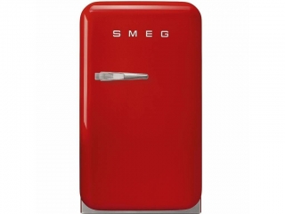 Minibar Smeg FAB5RRD5 červená pravý pánt