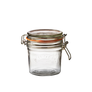 Kilner sklenená zaváracia nádoba s klipom guľatá, 0,35 l