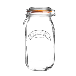 Kilner sklenená zaváracia nádoba s klipom guľatá, 3l