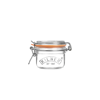 Kilner sklenená zaváracia nádoba s klipom guľatá, 0,125l